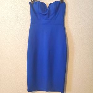 Xtraordinary Strapless Royal Blue Dress, size 5
